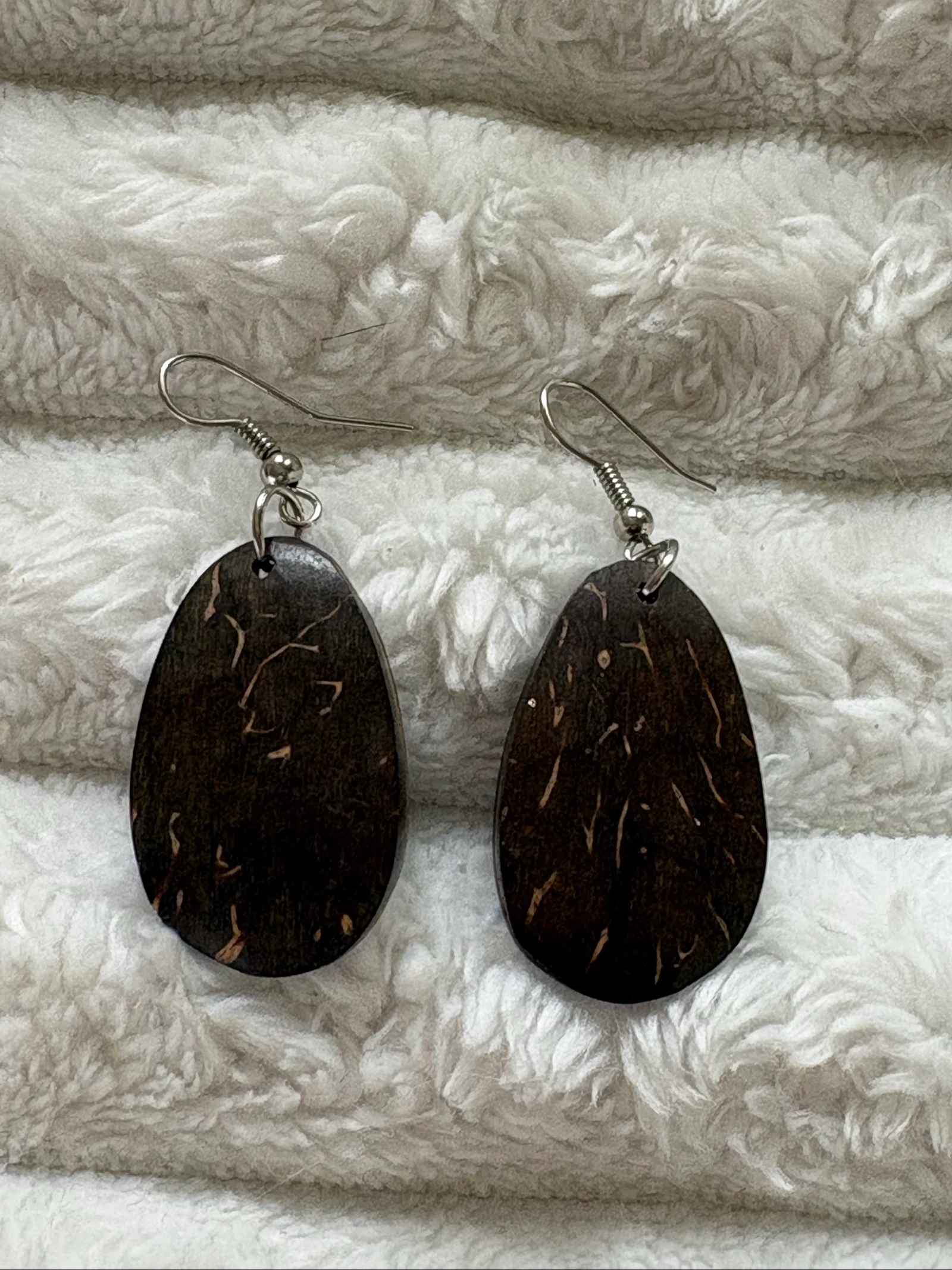 Boucles d’oreilles en noix de coco